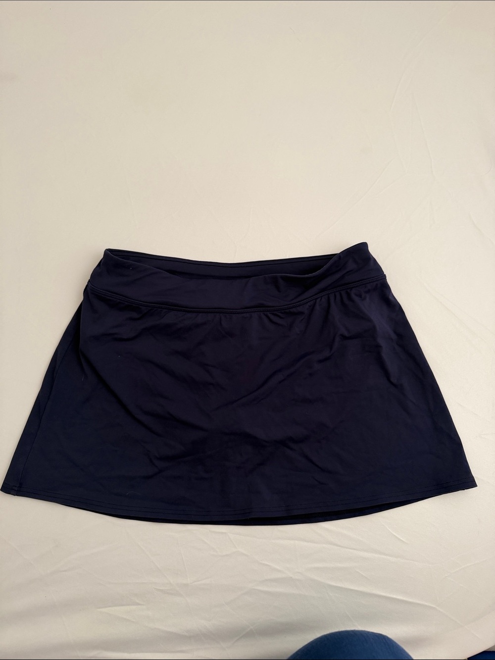 Lands End Deep Sea Navy Blue skirt swim bottom 8 - Picture 1 of 7